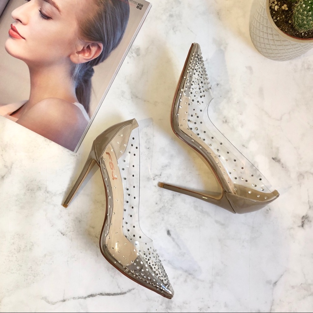 SOLD❤️ Size 9.5 Pointed Toe Rhinestone Stiletto - Picture 6 of 9